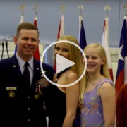 Chief Master Sgt. Michael Tedford (USAF Ret.) and his family.
