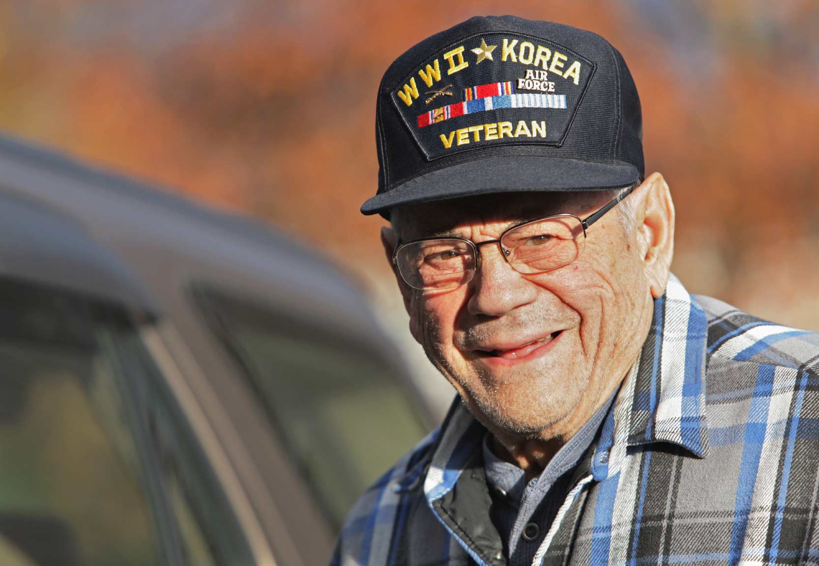 Korean Veteran posing